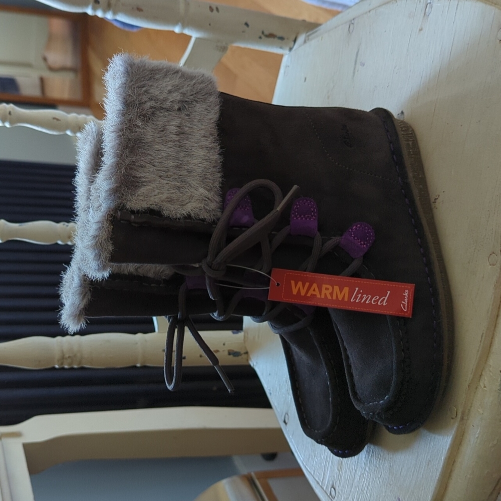 Grey Clark Boots